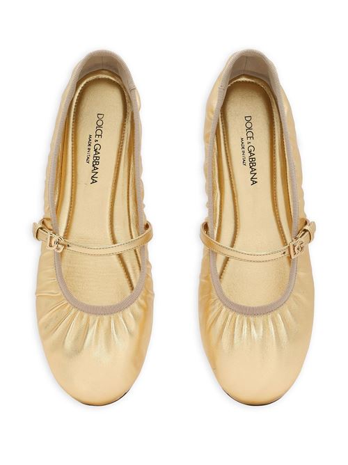 Leather ballet flats Dolce & Gabbana | CB0222A101680997